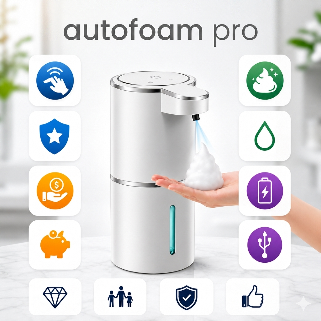 Velmora AutoFoam Pro™|Touch-Free Hygiene in Seconds.