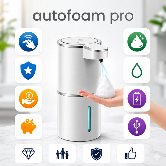 Velmora AutoFoam Pro™|Touch-Free Hygiene in Seconds.